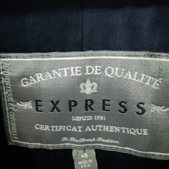 Express Faux Fur Peacoat - Picture 2 of 3